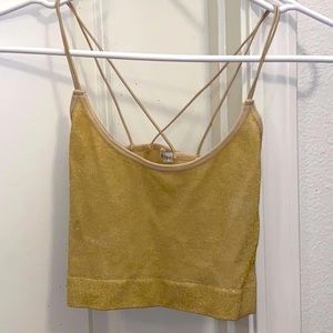 Thin strap crop top